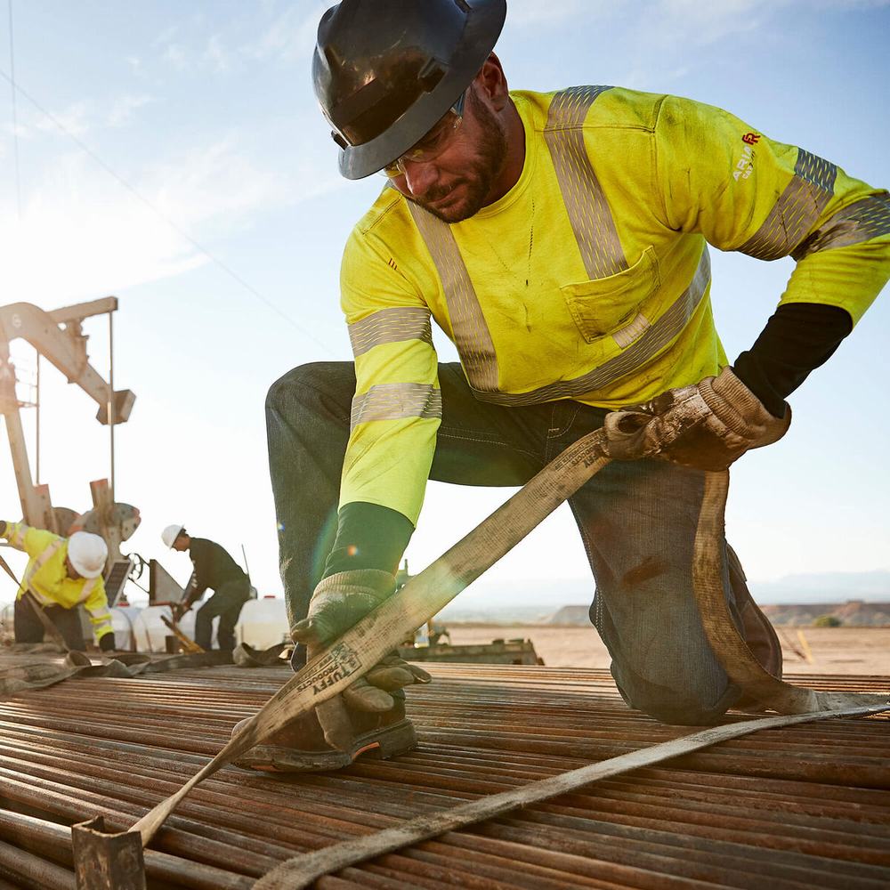 Pánské Mikiny S Kapucí Ariat FR Hi-Vis Žluté | LJGD-87301