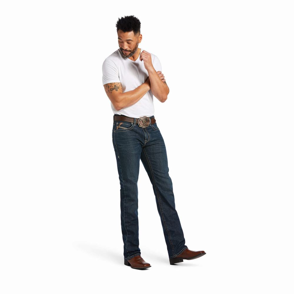 Pánské Rovné Džíny Ariat M2 Traditional Relaxed Stretch Gage Stackable Cut Viacfarebný | YIUE-85473