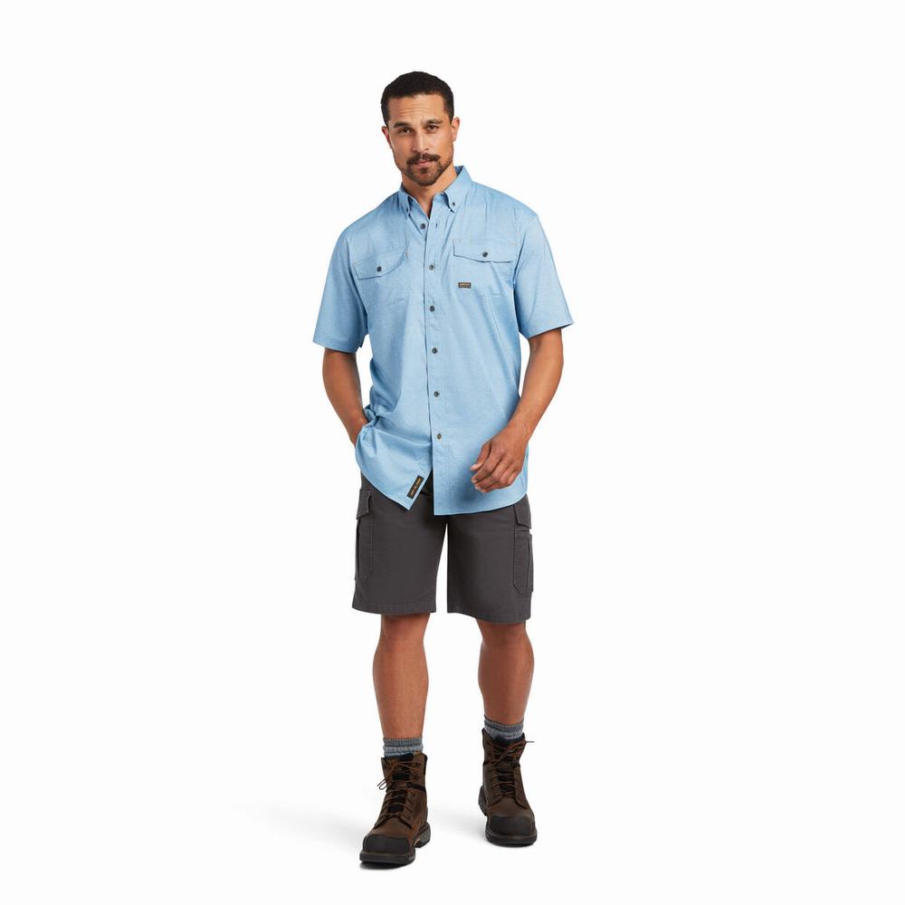 Pánské Short Sleeve Ariat Rebar Made Tough VentTEK DuraStretch Viacfarebný | DSOE-81720