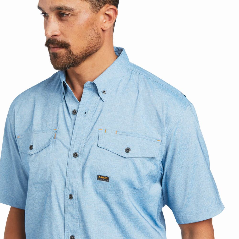 Pánské Short Sleeve Ariat Rebar Made Tough VentTEK DuraStretch Viacfarebný | DSOE-81720