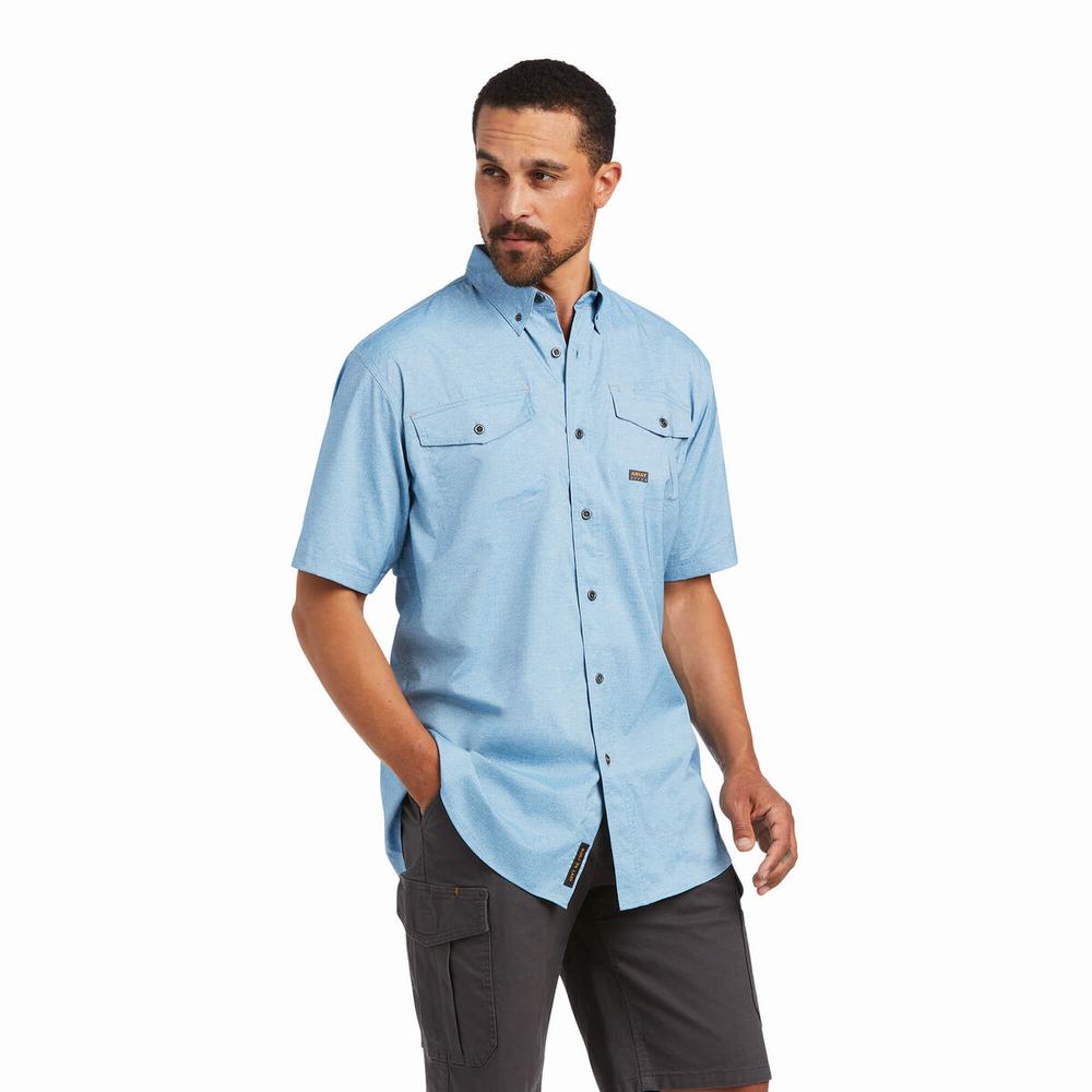 Pánské Short Sleeve Ariat Rebar Made Tough VentTEK DuraStretch Viacfarebný | DSOE-81720