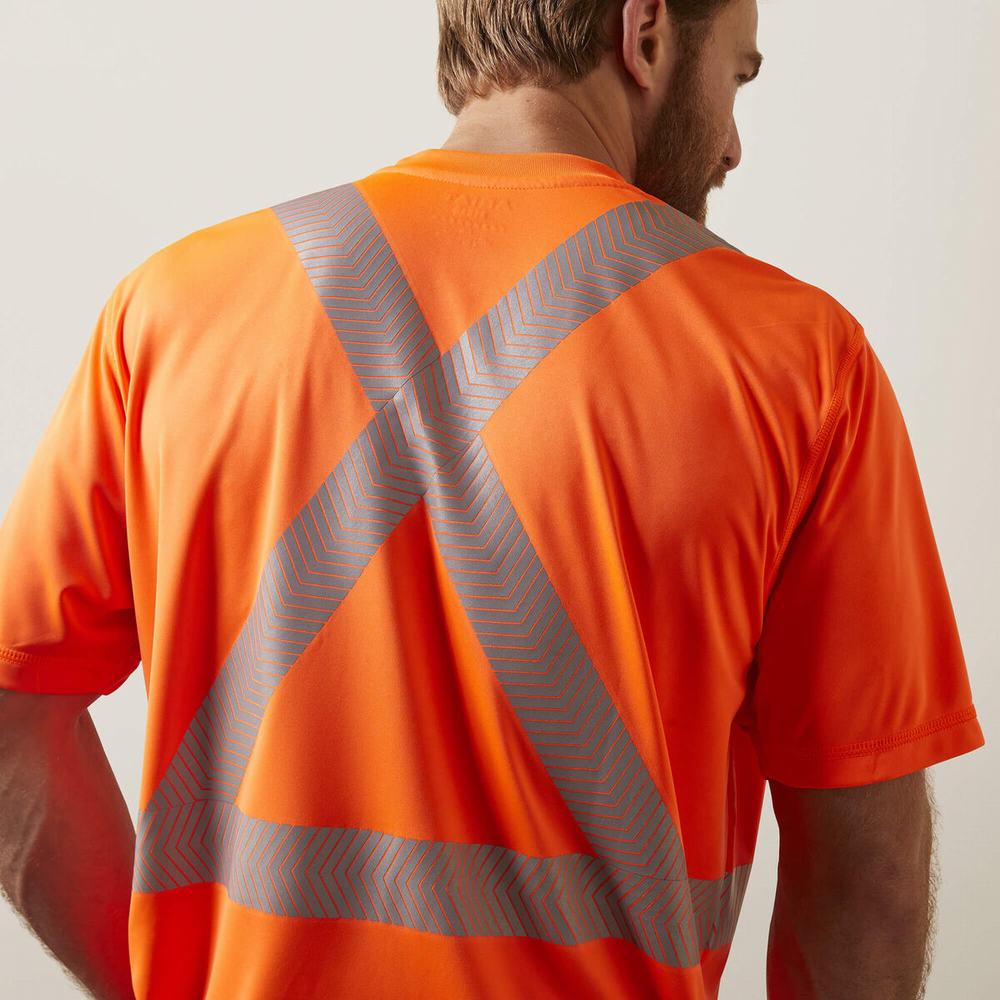 Pánské Topy Ariat Rebar Hi-Vis ANSI Oranžové | IEKO-84935